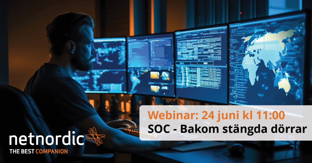 Webinar – SOC bakom stängda dörrar (24 juni 2024)