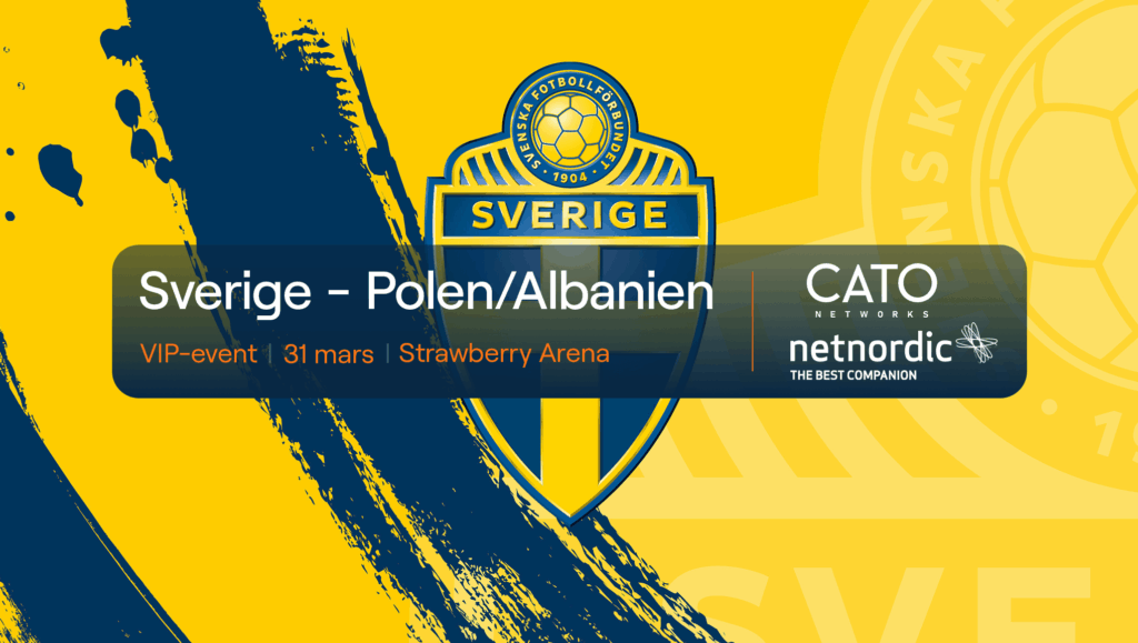 VIP-event: Sverige – Polen/Albanien