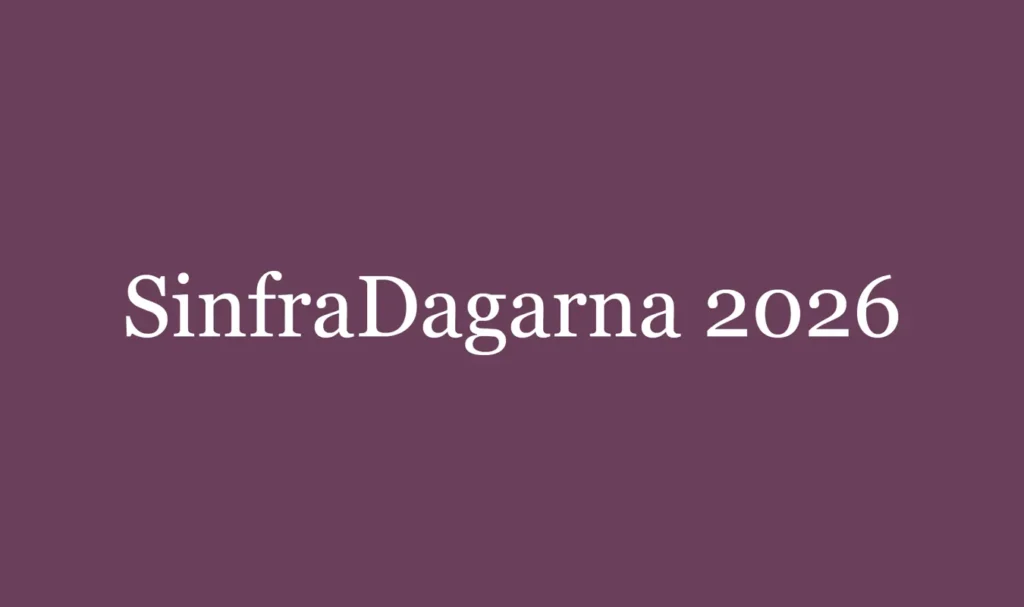 SinfraDagarna 2026
